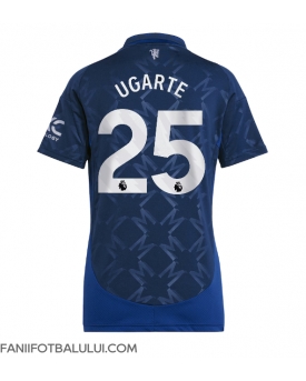 Manchester United Manuel Ugarte #25 Tricou Fotbal Replică 2024-25 Femei Deplasare